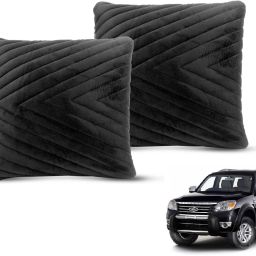 Black Velvet Car Pillow Cushion for Ford-image-64