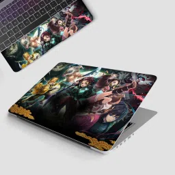 Yuckquee Demon Slayer Anime Full Body Vinyl Laptop Skin 17.3 P-2 Vinyl Laptop Skin Compatible for 17.3 inch-image-63