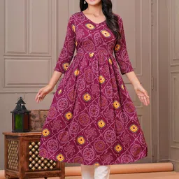 DIZON Women Maroon Kurtas-picture-35