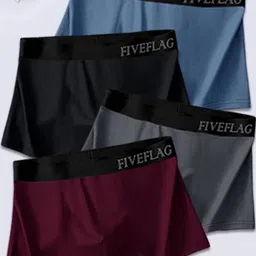 FiveFlag Pack of 4 Multicoloured Modal Trunks-image-52