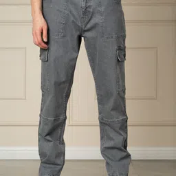 The Pant Project Men Classic Relaxed Fit Mid-Rise Stretchable Jeans-picture-17