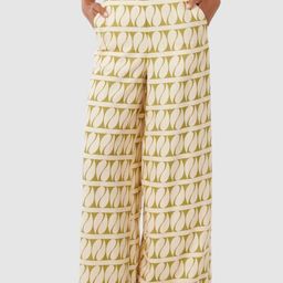Forever New Women Printed High-Rise Relaxed Fit Wide Leg Trousers-image-75