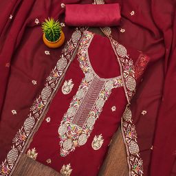 Maroosh Embellished Unstitched Dress Material-image-69