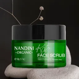 Nandini Organic Kale Face Scrub With Hibiscus Extract-50g image 1