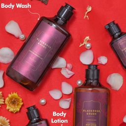 The Love Co Set Of 2 Black Rose & Oud Bath & Body Gift Set- 250ml Each-23