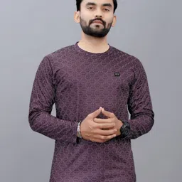 FABRIPPLE Men V-Neck Pockets T-shirt-picture-14