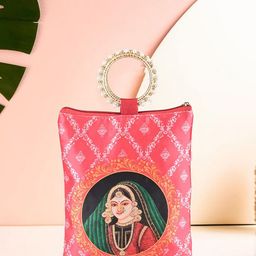 Kuber Industries Printed Structured Handheld Bag with Quilted image 3