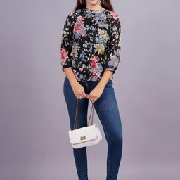 Jyoti Women Floral Print Regular Top-image-23