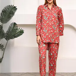 JABAMA Printed Pure Cotton Co-Ords-image-77