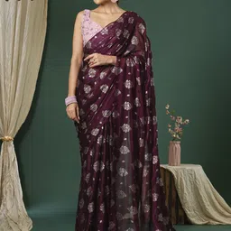 Saree mall Printed Ethnic Motifs Saree-image-39