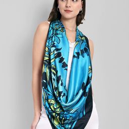 Sarisp Women Satin Printed Scarf-31
