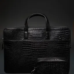IN.HIDE Men Textured Leather Laptop Bag-15