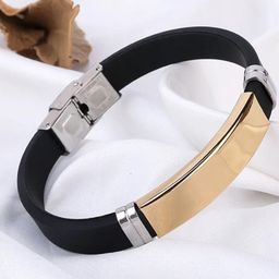 Safisha Men Gold-Plated Cuff Bracelet-image-22