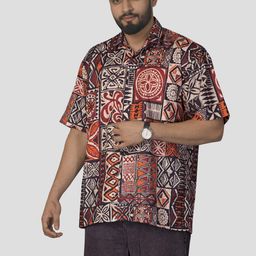 Metronaut Men Relaxed Printed Casual Shirt-image-48