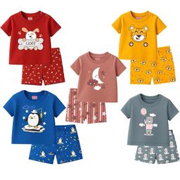 Toddylon Unisex Kids Printed T-shirt with Shorts-66