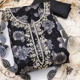 SHADOW & SAINING Semi-Stitched Dress Material-image-19