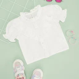 Pantaloons Junior Girls Round Neck Top-picture-50