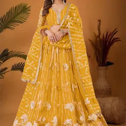 Girls Lehenga Choli with Dupatta Set-image-72