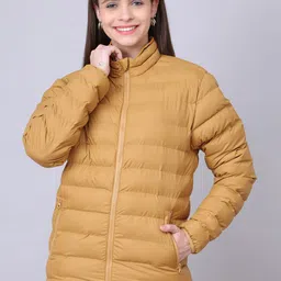 HOUSE OF VEDAS Women Lightweight Outdoor Bomber Jacket-image-64