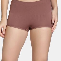 Zivame High Rise Full Coverage Tummy Tucker Hipster Panty ZI28EF-Nutmeg-image-63