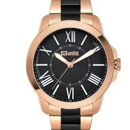 unltd. Men Brass Dial & Stainless Steel Bracelet Style Straps Analogue Watch UNG060008-picture-58