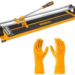 HTC04600 Industrial Tile Cutter Max Cutting Length: 600 mm, Max Cutting Thickness: 12mm with free PVC Gloves (Size: L) (HGVP02) Handheld Tile Cutter-image-24