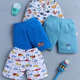 BUMZEE Boys Animal Printed Shorts-15
