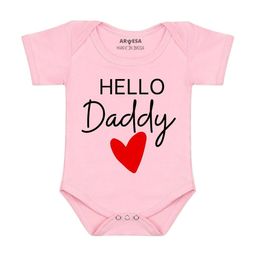 Arvesa Hello Daddy Printed Bodusuit-image-59