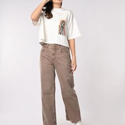 IZEL Women Wide Leg Jeans-image-55