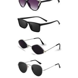 Arzonai Unisex Black Sunglasses-image-91