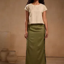 Chhaya Gandhi Design Studio Top With Skirt Co-Ords-image-2