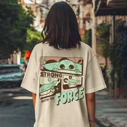 JUNEBERRY Women Printed Drop-Shoulder Sleeves Raw Edge T-shirt-image-43