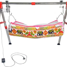 Automatic baby cradle/ghodiyu/jhula with hammock-20