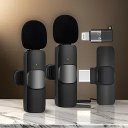 61v_K8 Wireless Mic Set: Type-C & iPhone Compatible Livestream & Video Recording Microphone-24