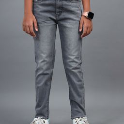 UNDER FOURTEEN ONLY Girls Light Fade Jeans-picture-33