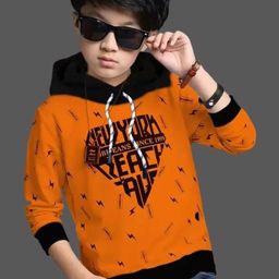 ATLANS Boys Typography Printed Hooded T-shirt-image-98