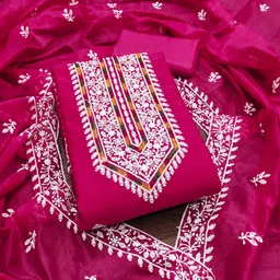 KALINI Embroidered Unstitched Dress Material-image-76