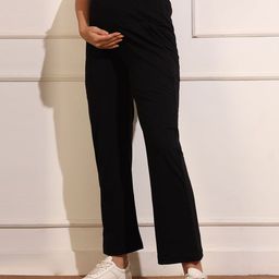 Aanyor Women Relaxed High-Rise Maternity Trousers-image-90