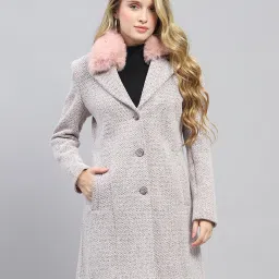 Wool Blend Coat For Women-image-72