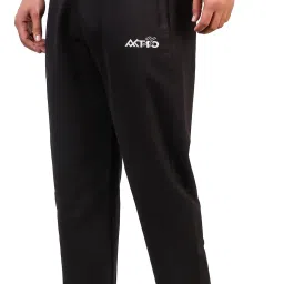 Men Solid Black Track Pants-picture-34