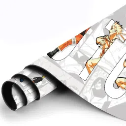 ZORI Naruto Name Printed Mouse Pad for Gaming Computer, Laptop (11*23inch) Mousepad image 2