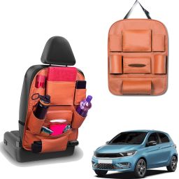 Peepsstore pack of 1 Tan,Orange colour car organizer bags for Tiago 2025 CNG Car Multi Pocket-image-96