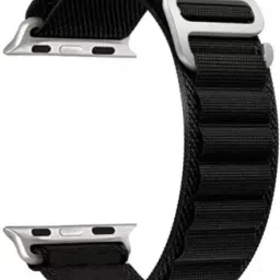 Geo SPORTS Alpine Loop Nylon Bands/Straps Compatible with Watch 49mm 45mm 44mm 42mm Men & Women, Adjustable Strap with Metal G-Hook Premium Strap in black for iWatch Ultra Series SE 8 7 6 5 4 3 2 1 (Only Alpine Loop Strap for Apple iWatch, Watch NOT Included) Smart Watch Strap-image-7