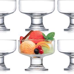 Glass Dessert Bowl Ice Cream Glasses Cups Dishes for Desserts, Milkshake etc, Disposable-image-73