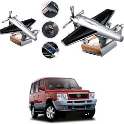 stylish Aeroplane Working on Solar Power with 360 Degree Rotation for Car Dashboard Air Freshener Perfume Car Interior Home/Office Organic Fragrance Accessories Decoration A226 Air Purifier-image-85