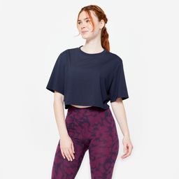 Women's Cropped T-Shirt 520- Steel Blue-image-8