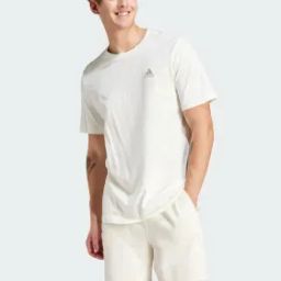 essentials single jersey embroidered small logo tee men training men training-40