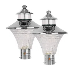 BENE 2 Pieces Grey Stainless Steel Outdoor Lamps-21