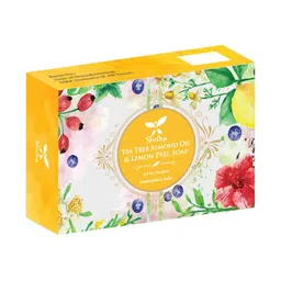 Shrida Cruelty-Free Handmade Tea Tree Almond Oil & Lemon Peel Soap - 125 g-image-99