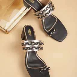 Anouk Women Woven Design One Toe Heels-47